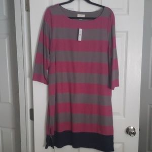 NEW Loft dress with side zippers